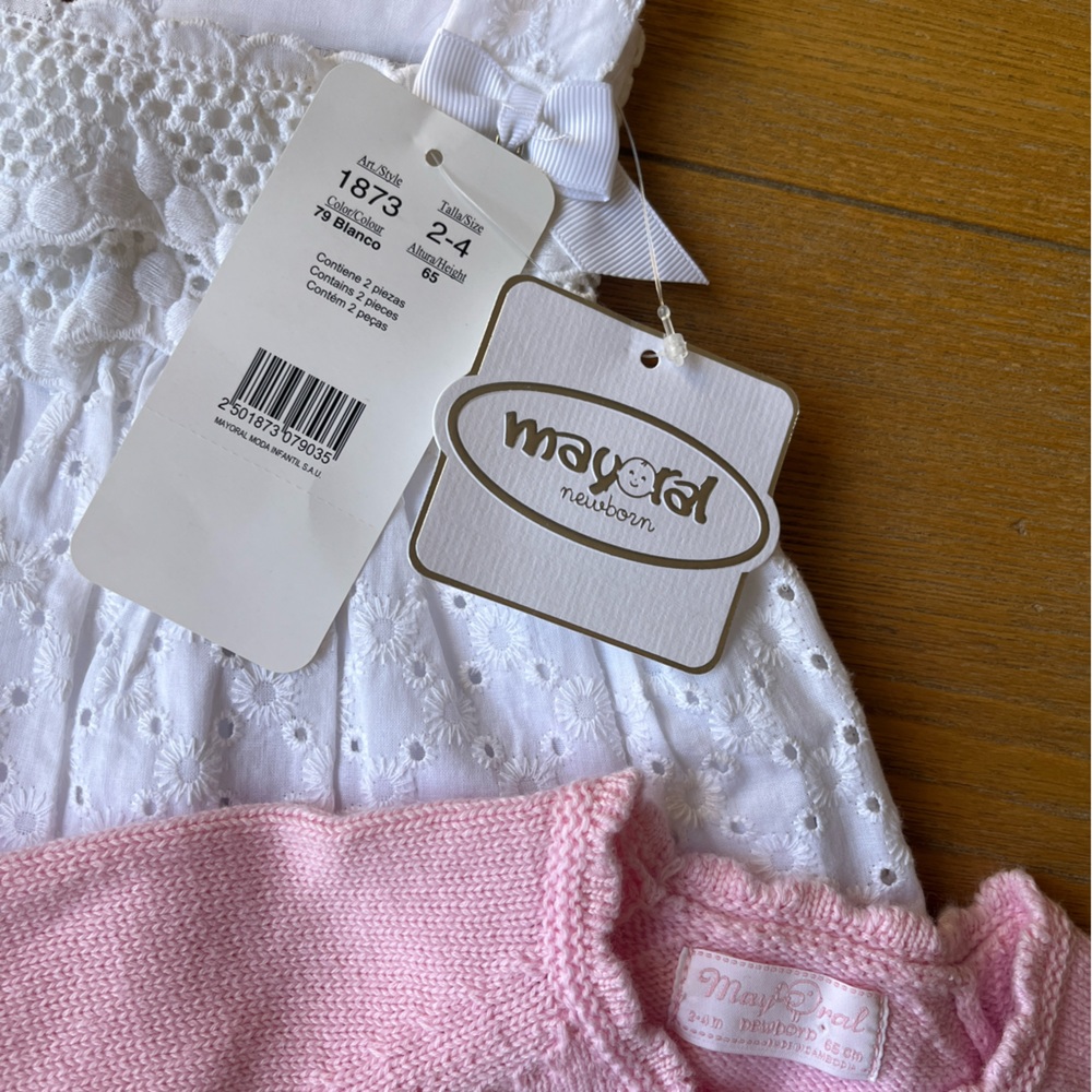 Mayoral dress and sweater - Picture 2 of 2